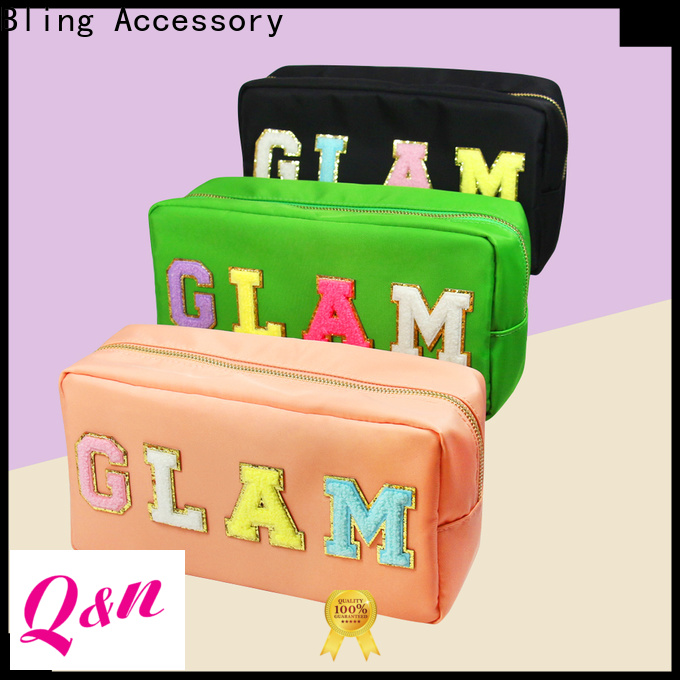 black nylon cosmetic bag company