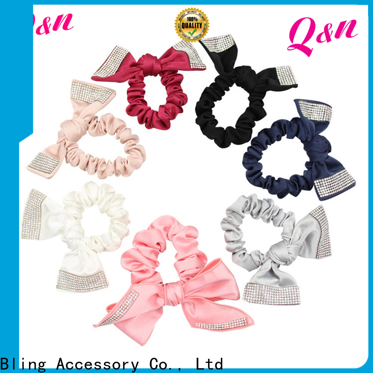 High quality red hair scrunchies factory