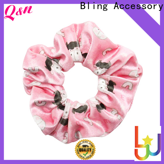 Custom scrunchies in hair supplier