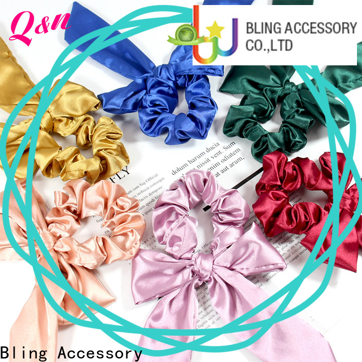 Good Selling silk scrunchie set with good price