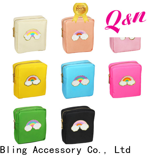 Factory Direct black nylon cosmetic bag company