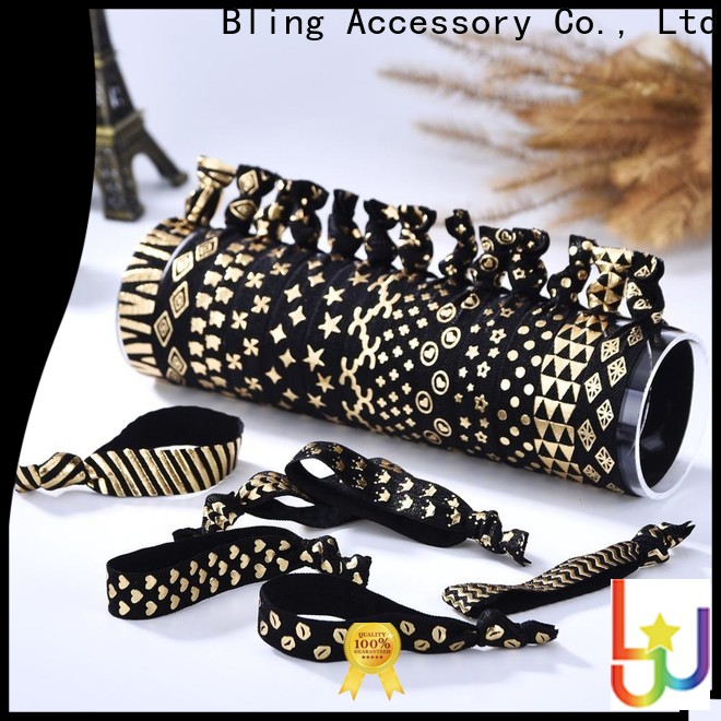 Customized eco friendly hair ties for sale
