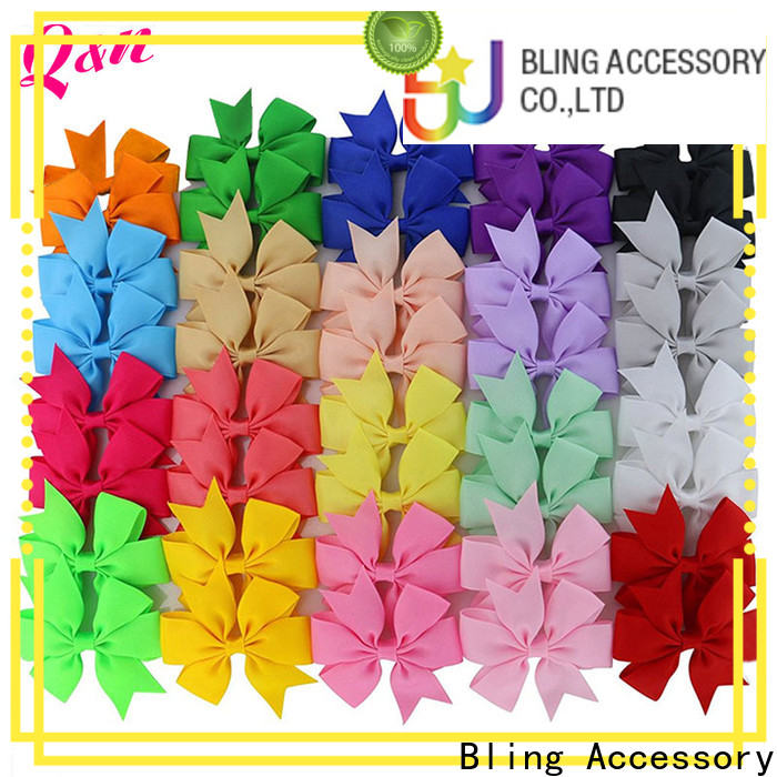 High quality orange hair bow with good price