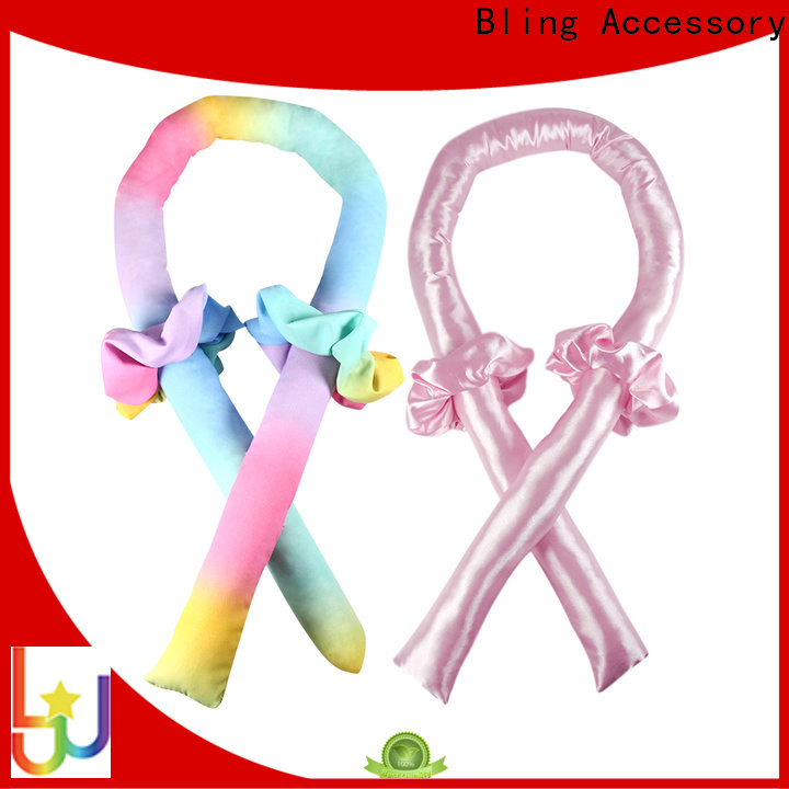 Top Selling heatless curling rod headband silk manufacturer