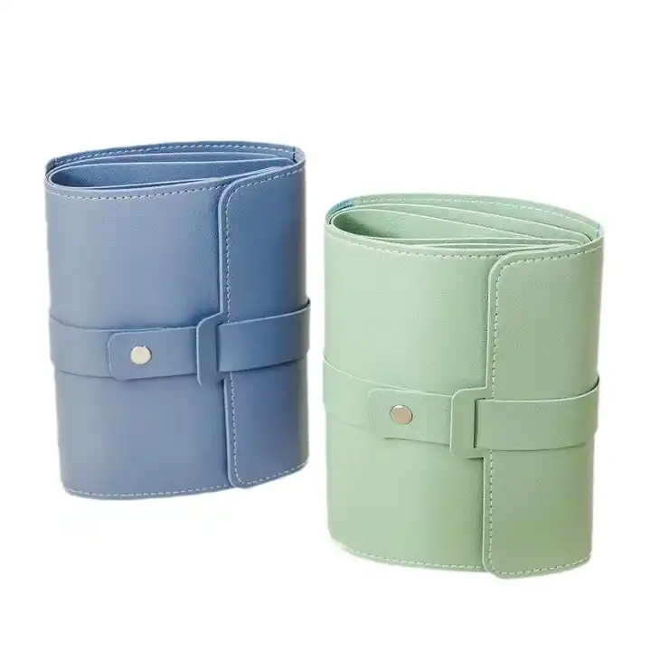 folding versatile portable Earring organizer Bag Travel Jewelry Bracelet studs Earrings necklace Jewelry Storage bag