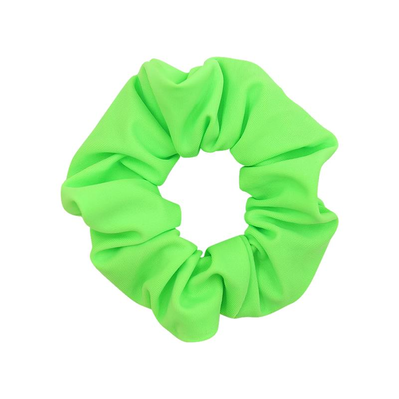 Custom Logo Color Silk Elastic Satin Hair Accessories Hair Ties Bands Scrunchies For Women Girls