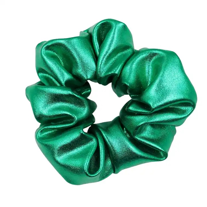 custom colors silk scrunchies for women