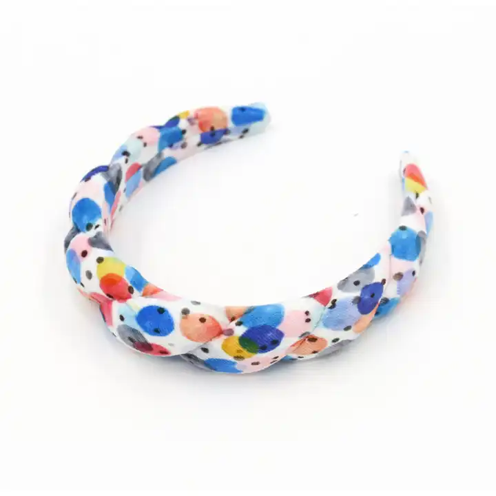 custom print women spa makeup hair hoop sponge waterproof headband