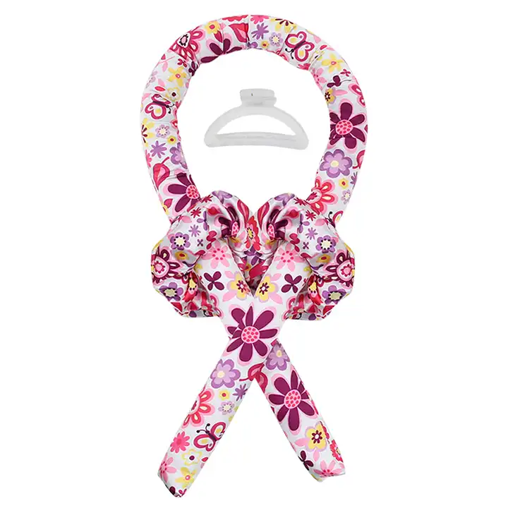 no heat wholesale Heatless Silk No hair damage Hair Curling Ribbon Heatless silk hair curler