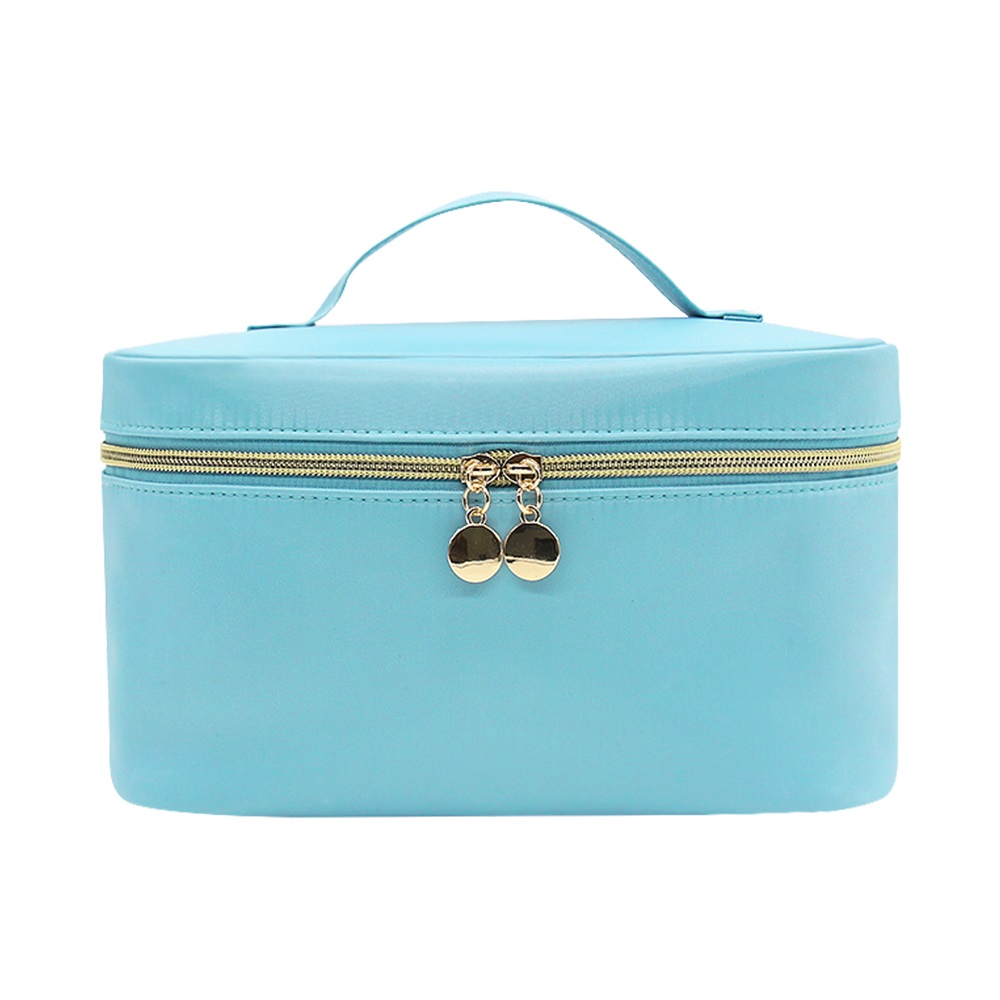 Wholesale hand-held quilted Bucket cosmetic bag makeup bags