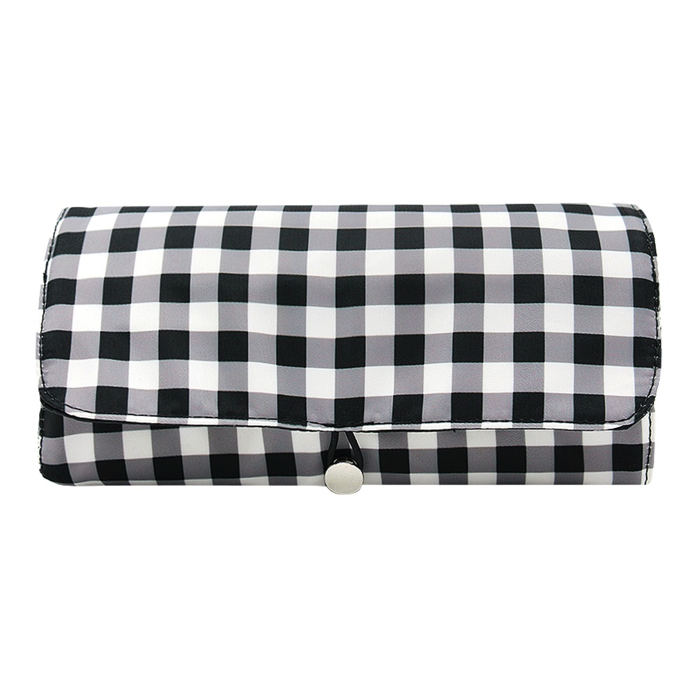 Multi-color and multi-pattern custom makeup brush bag