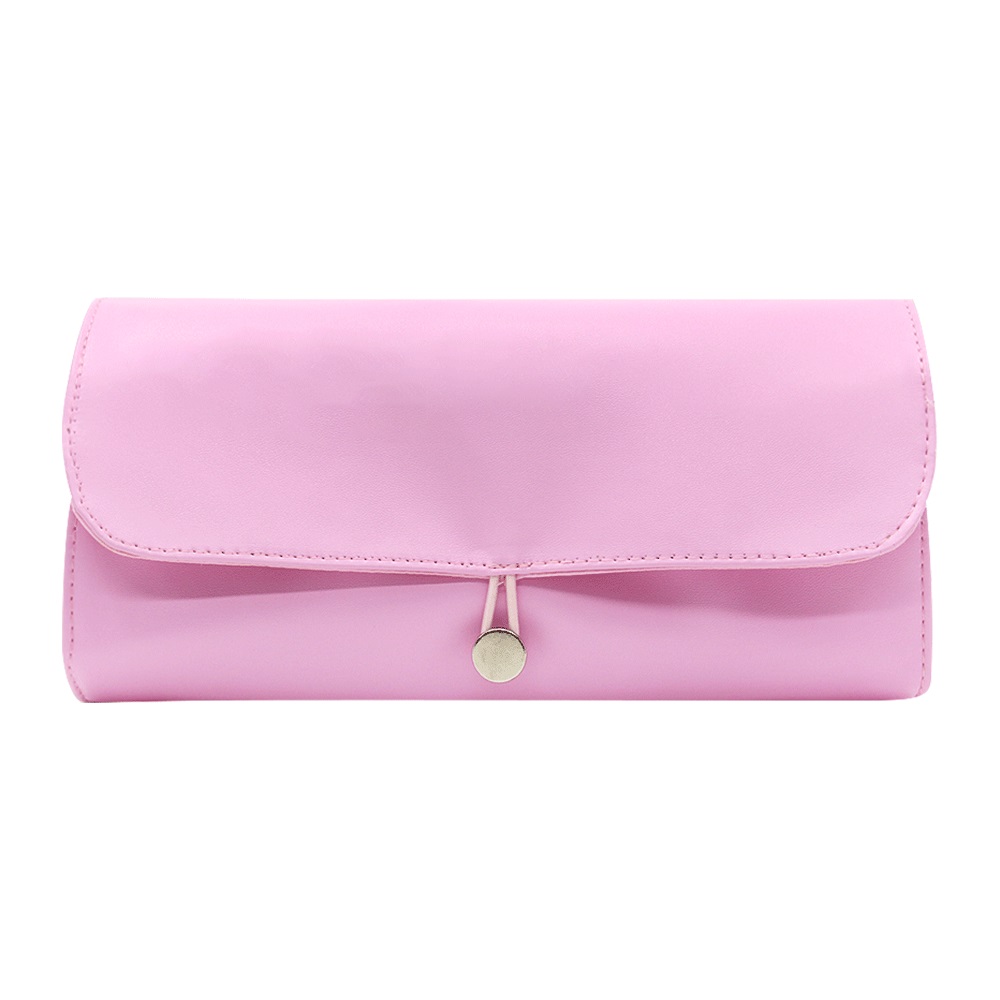 Multi-color and multi-pattern custom makeup brush bag