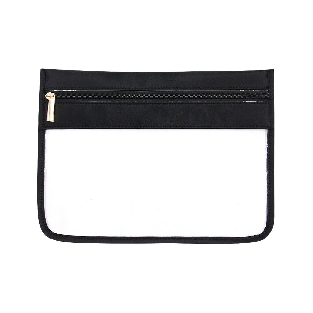 Multi-color waterproof upgrade pvc flat makeup bag toiletry bag