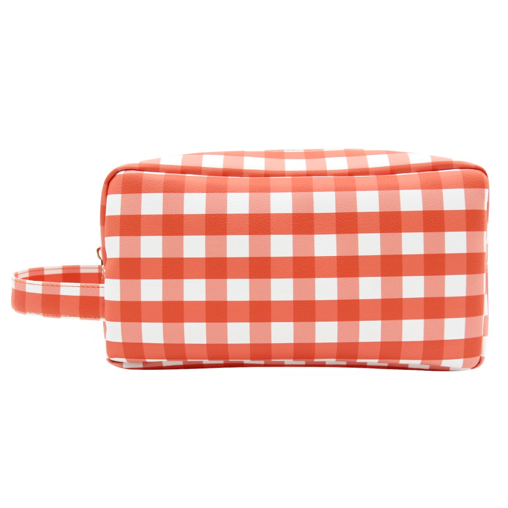 Wrist strap multi-pattern glitter makeup bag toiletry bag