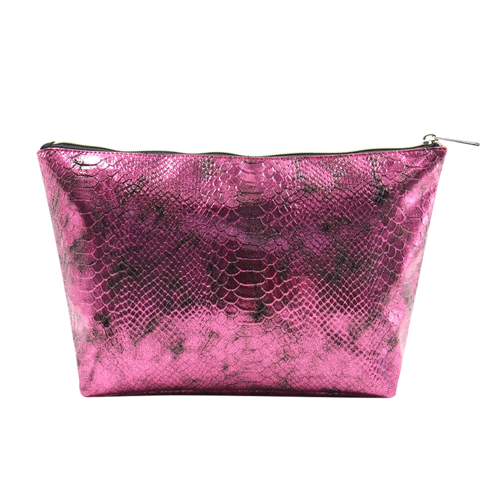Multi-color custom puffer makeup bag
