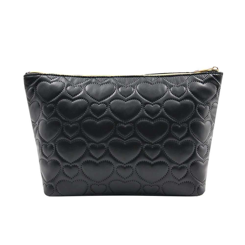 Multi-color custom puffer makeup bag