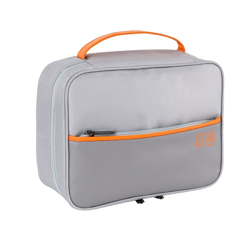 Men's travel makeup bag Digital product storage bag with divider
