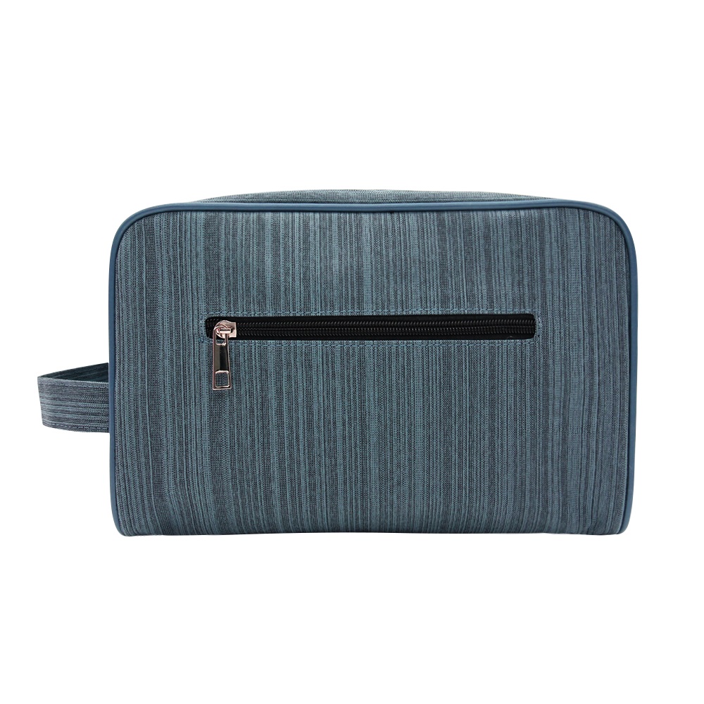 Factory Direct custom men's makeup bag Essential Travel toiletries storage bag with wristband