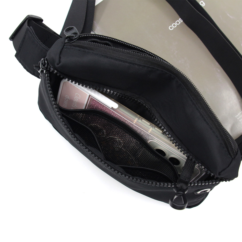 Q&N sport cross body funny bag chest bag sling bag nylon running belt waist bag for women men