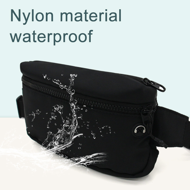 Q&N sport cross body funny bag chest bag sling bag nylon running belt waist bag for women men