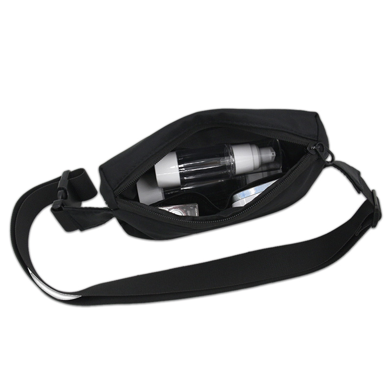 Q&N sport cross body funny bag chest bag sling bag nylon running belt waist bag for women men
