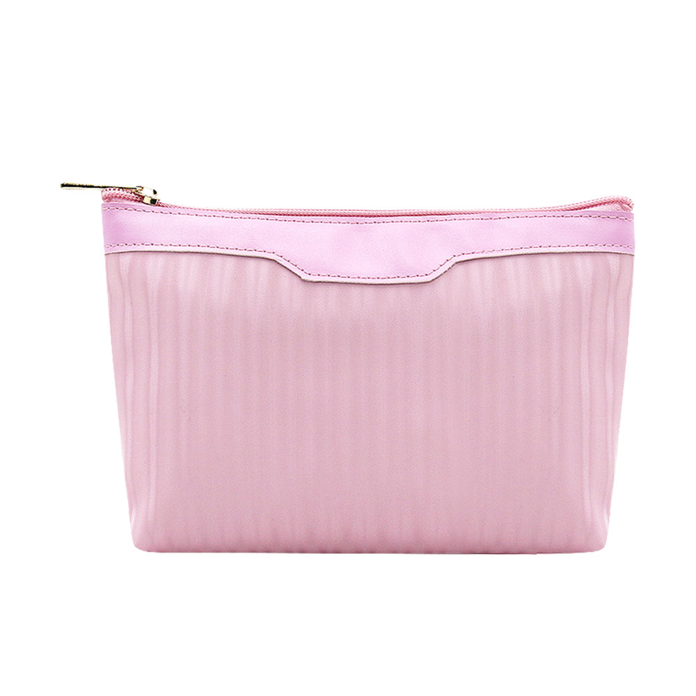 Q&N toiletry pouch soft pu cosmetic bag for women men