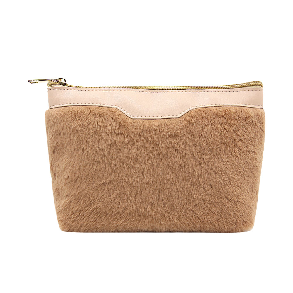 Q&N toiletry pouch soft pu cosmetic bag for women men