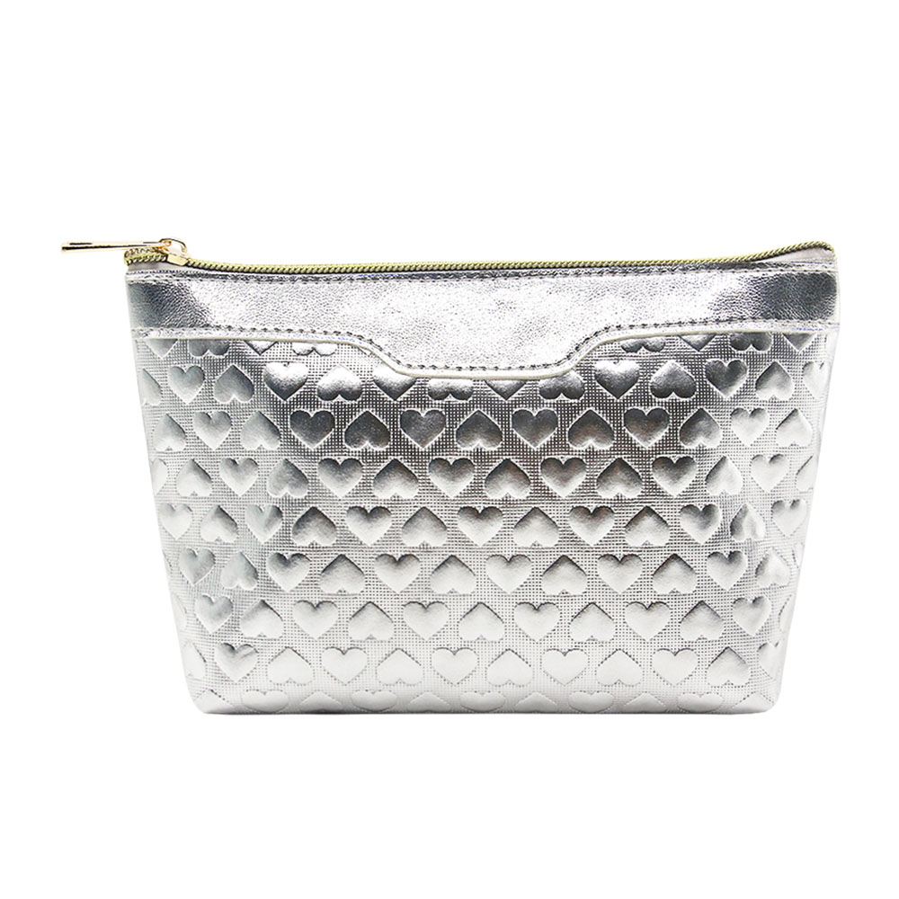 Q&N toiletry pouch soft pu cosmetic bag for women men