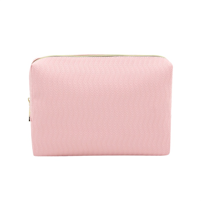 Q&N large simple travel essential trapezoidal makeup bag