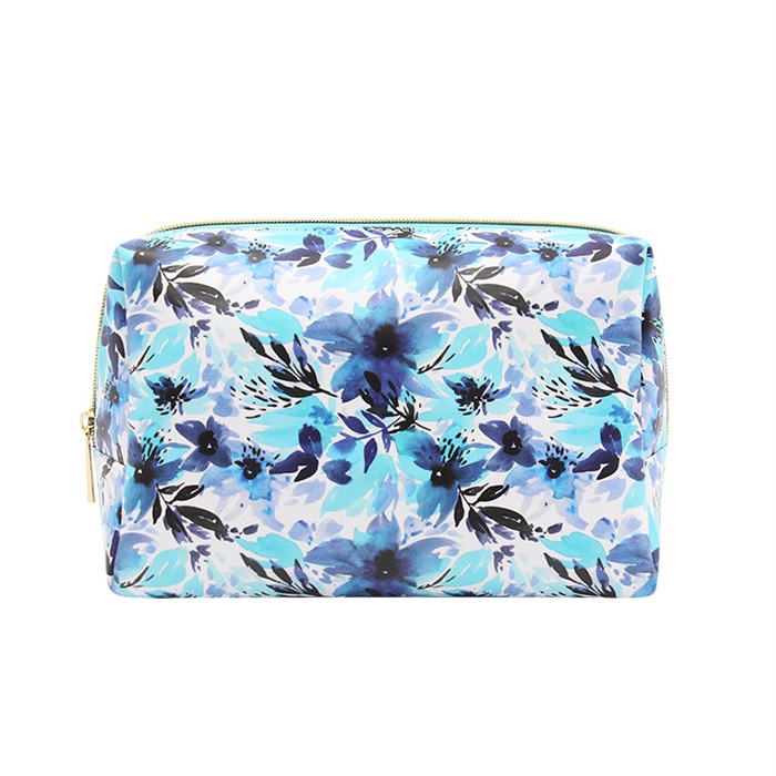 Q&N large simple travel essential trapezoidal makeup bag