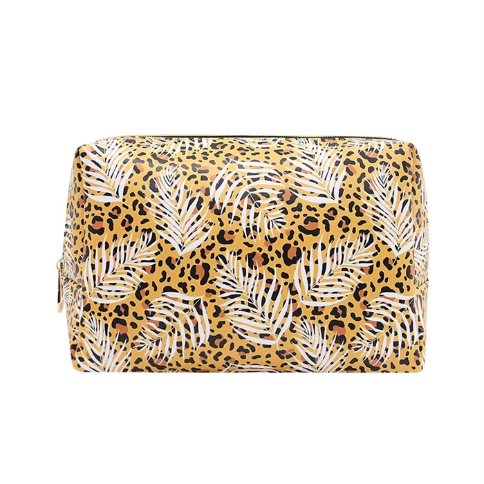 Q&N large simple travel essential trapezoidal makeup bag