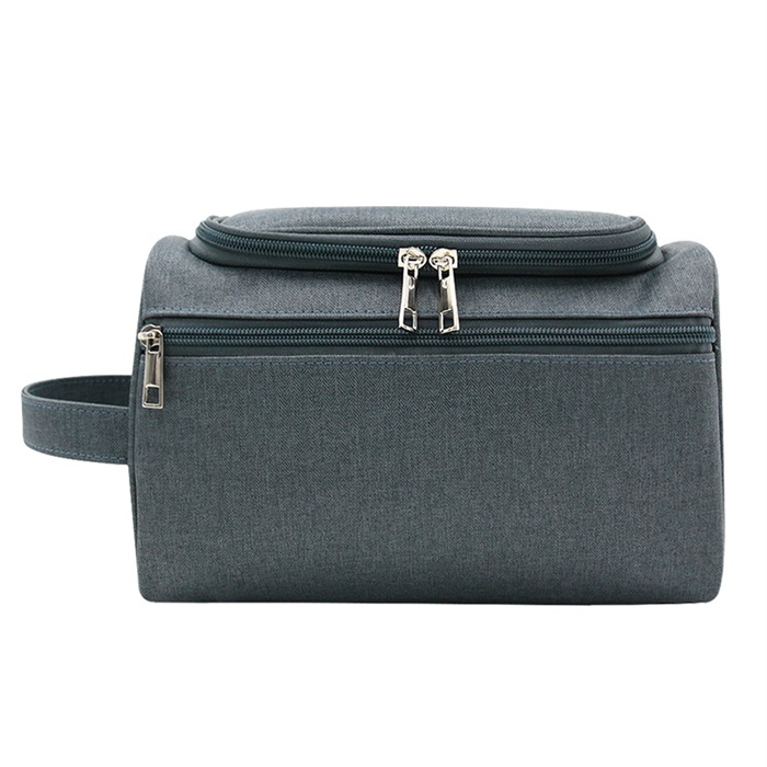 Q&N men's hanging portable waterproof partition storage toiletry bag