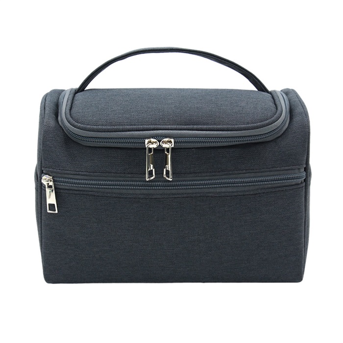 Q&N men's hanging portable waterproof partition storage toiletry bag