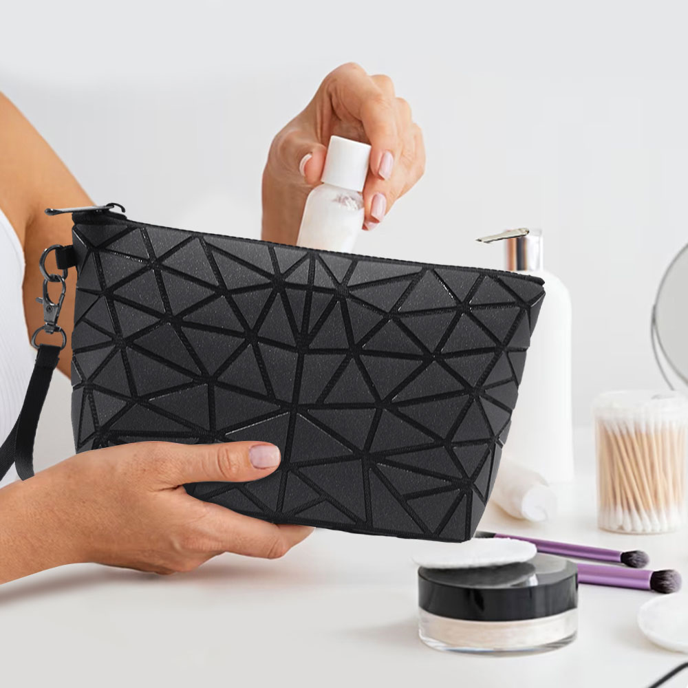 Q&N bags travel diamond makeup bags for females