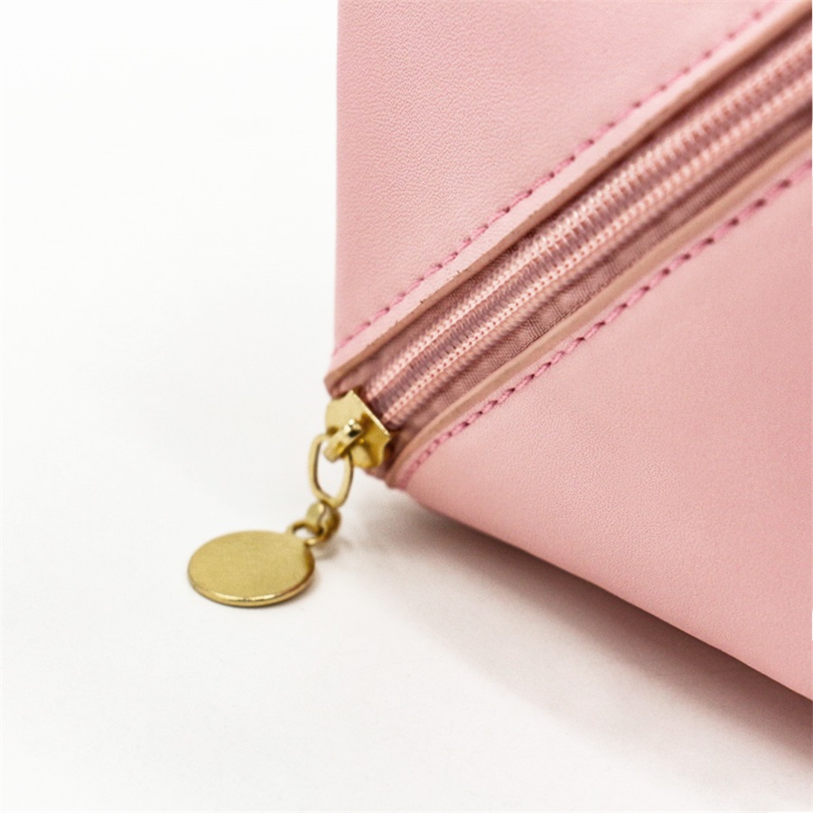 Q&N colors makeup leather luxury pu cosmetic bag
