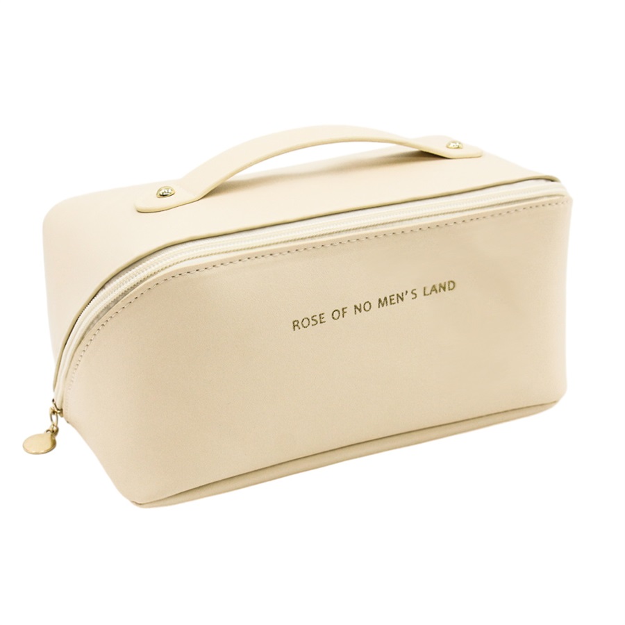 Q&N colors makeup leather luxury pu cosmetic bag