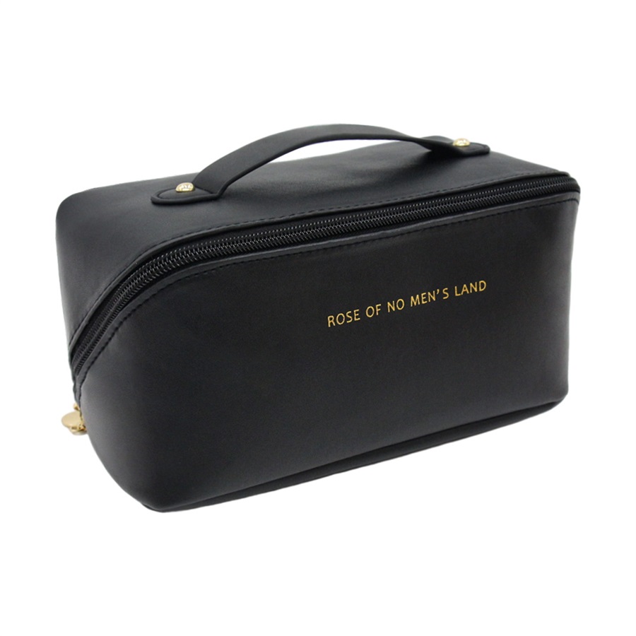 Q&N colors makeup leather luxury pu cosmetic bag