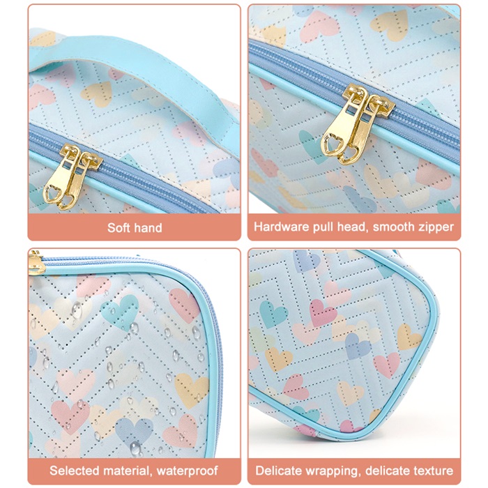 Q&N storage bag waterproof makeup tote bag for women