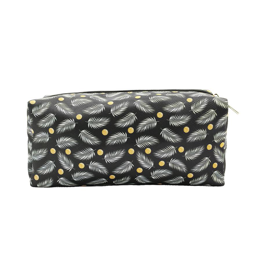 Q&N drawstring polyester bucket makeup bag