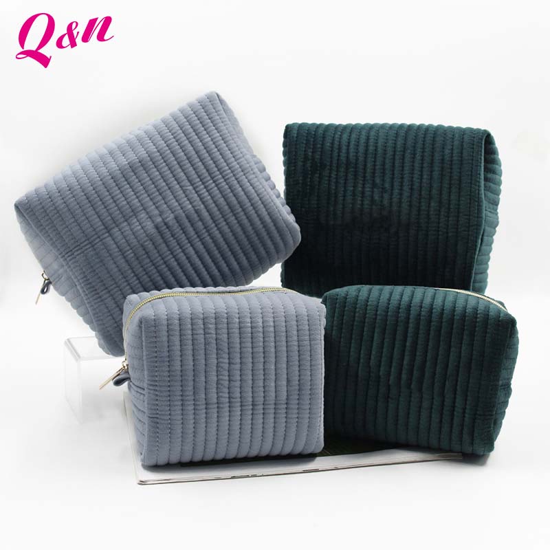 The warm choice for making a plush cosmetic bag