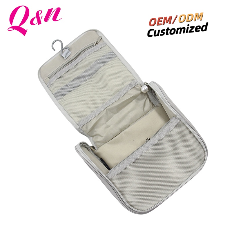 How do I organize my cosmetic bag?
